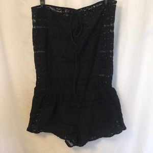 Victoria’s Secret lacey swim romper cover